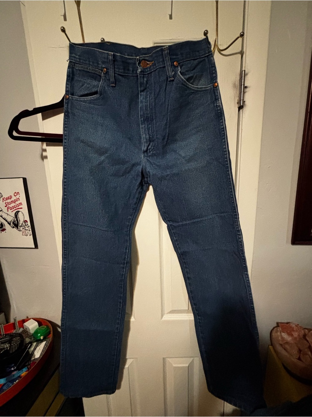 Wrangler Men's 13MWZ Cowboy Cut Dark Blue Jeans